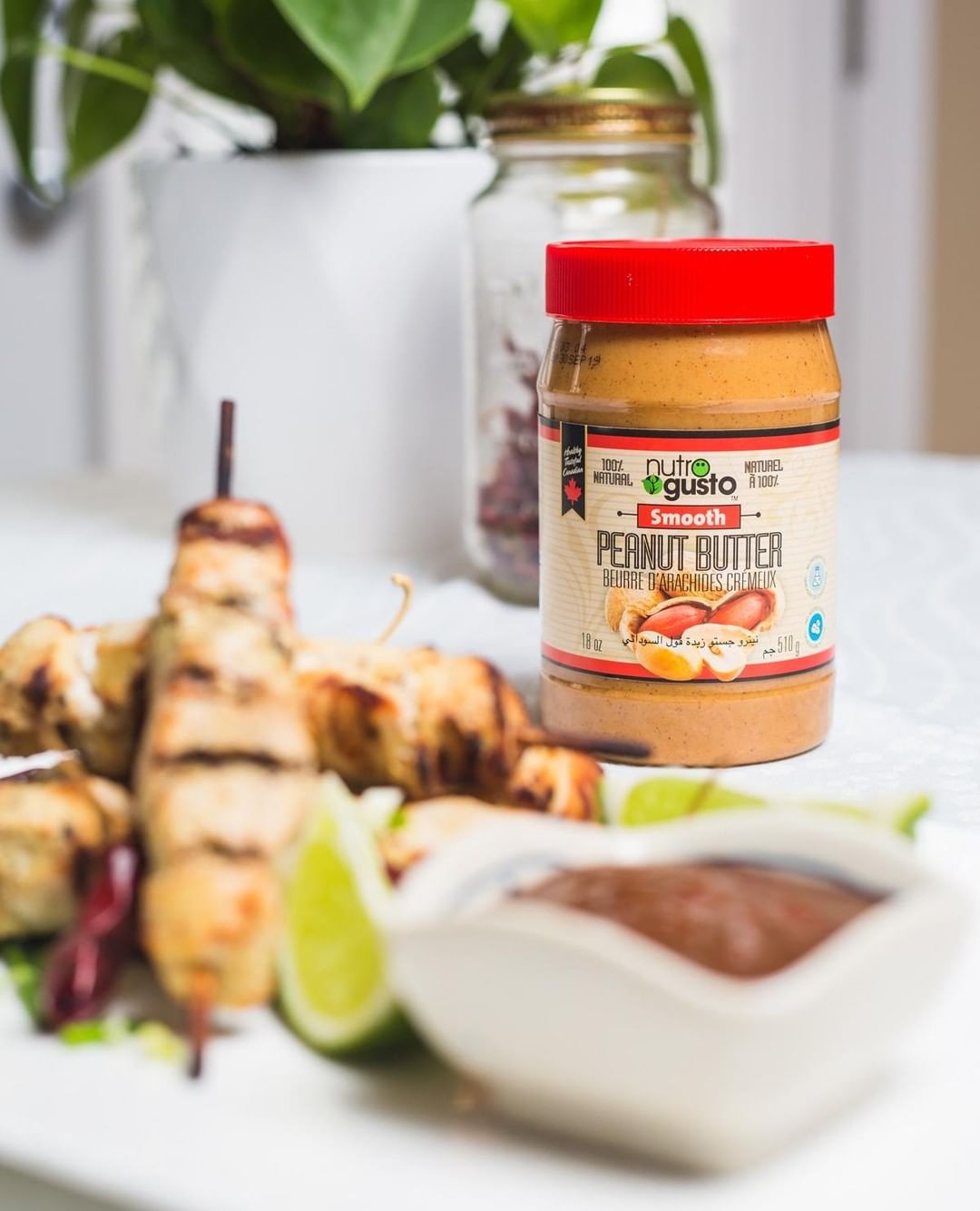 Peanut Sauce With Chicken Skewers