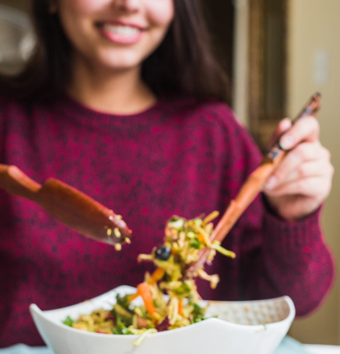 Salad With Nut Vinaigrette