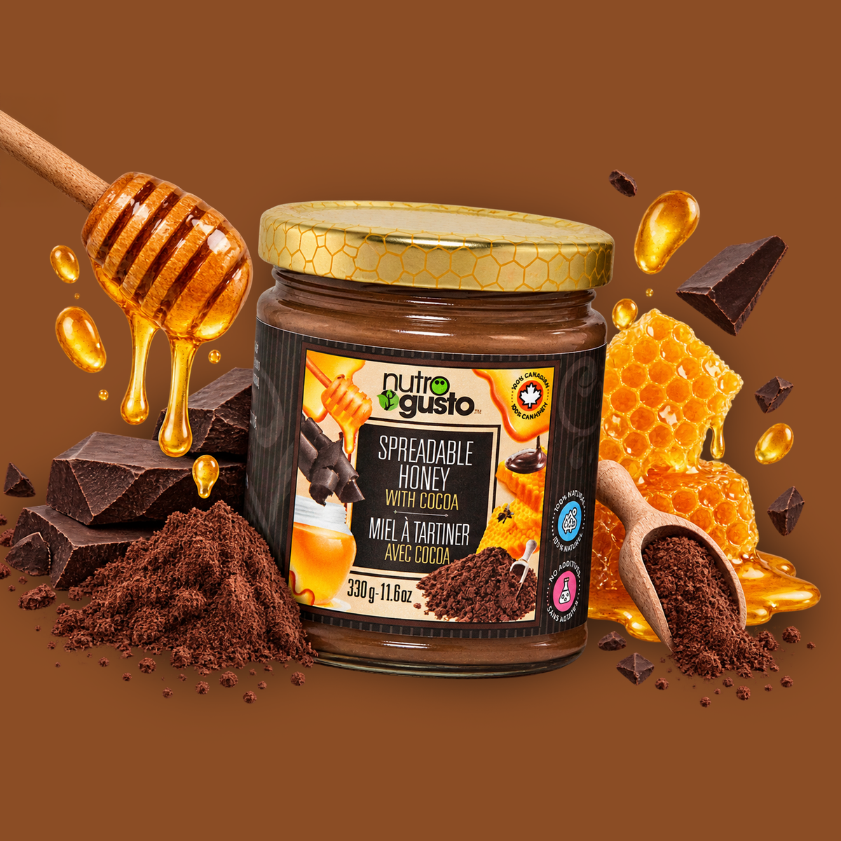 Cocoa Honey Spread  330g