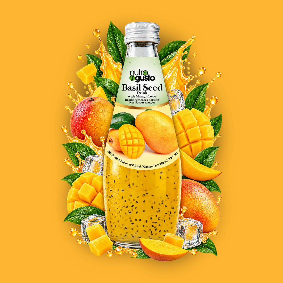 Mango Basil Seed Drink 290ml