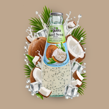 Load image into Gallery viewer, Coconut Basil Seed Drink 290ml