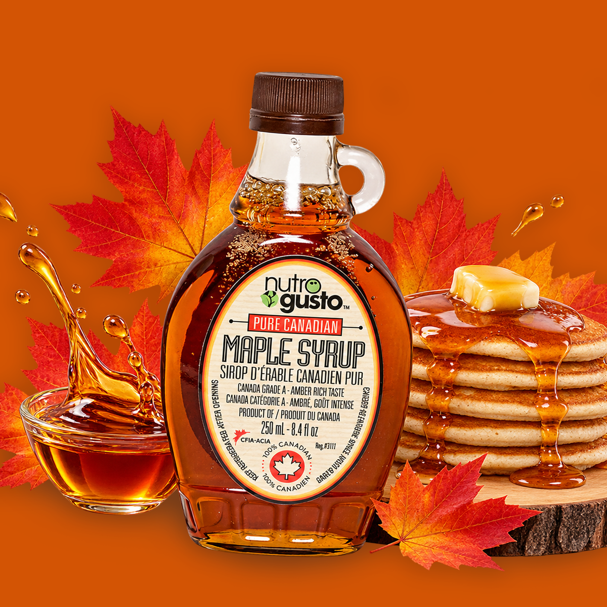 Pure Canadian Maple Syrup 250ml