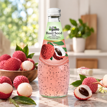 Load image into Gallery viewer, Lychee Flavoured Basil Seed Drink 290ml