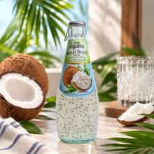Load image into Gallery viewer, Coconut Basil Seed Drink 290ml