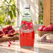 Load image into Gallery viewer, NutroGusto Basil Seed Drink with Pomegranate 290ml