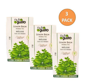 NutroGusto Lemon Balm Tea (Pack of 3)