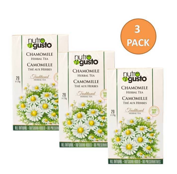 NutroGusto Chamomile Tea (Pack of 3)