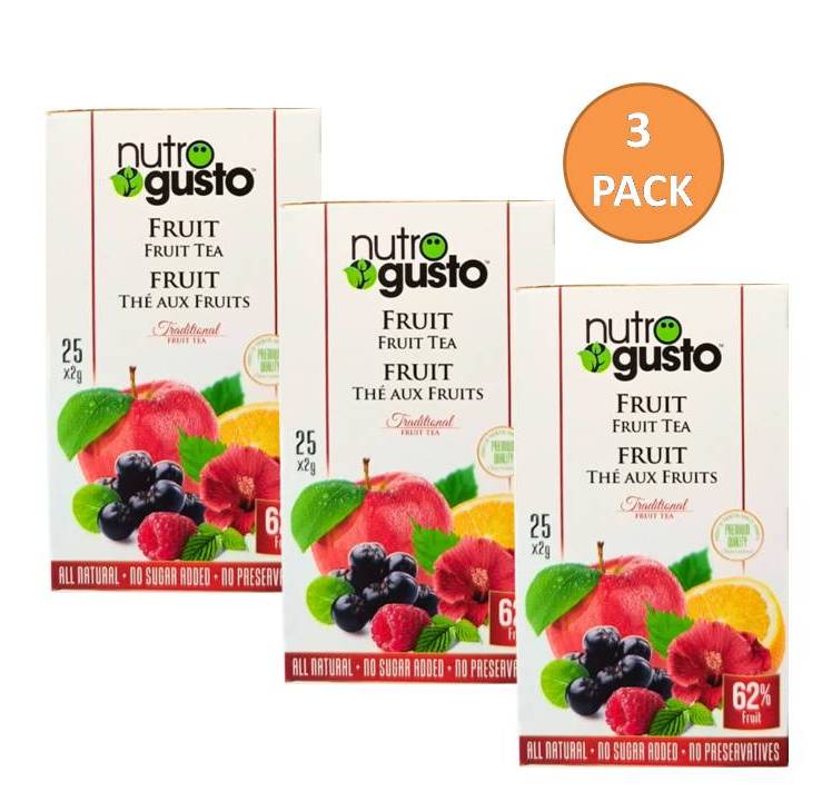 NutroGusto Forest Fruits Tea (Pack of 3)