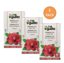 Load image into Gallery viewer, NutroGusto Hibiscus Tea (Pack of 3)