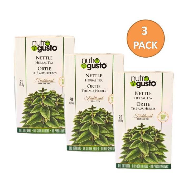 NutroGusto Nettle Tea (Pack of 3)