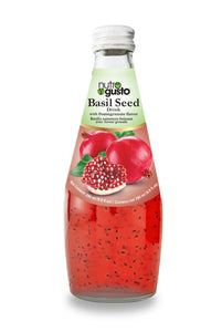 NutroGusto Basil Seed Drink with Pomegranate 290ml