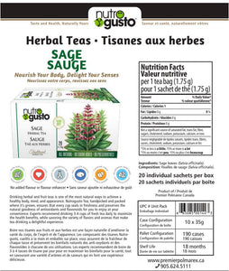 NutroGusto Sage Tea (Pack of 3)