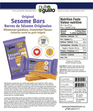 Load image into Gallery viewer, NutroGusto Original Sesame Bars Multipack 27g x 3 x 9