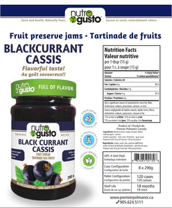 NutroGusto Blackurrant Jam