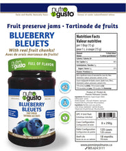 Load image into Gallery viewer, NutroGusto Blueberry Jam (pack of 2)