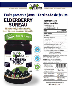 NutroGusto Elderberry Jam