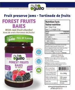 NutroGusto Forest Fruits Jam (Pack of 2)