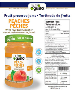 NutroGusto Peach Jam