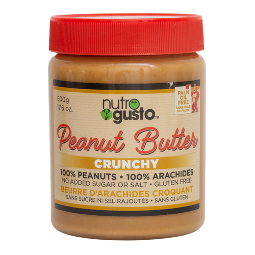 NutroGusto Crunchy Peanut Butter 500g