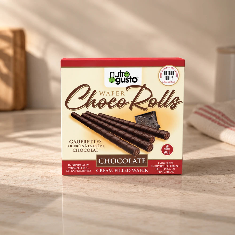 NutroGusto Chocolate Choco Rolls